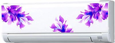 Decals Creation™ AC Sticker Fridge Sticker Wall Sticker Split Purple Color Air Conditioner Sticker Standard Size