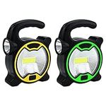 2 Pcs Camping Lights Battery Operated Tent Lights Outdoor Camping Lantern Portable LED Tent Lantern Lamp with 2 LED Light Hanging Lamp Waterproof Emergency Camping Light