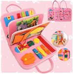 Toddler Girl Toys Busy Board Pink -