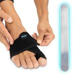 Vive Bunion Corrector Splint (Pair) - Big Toe Straightener Brace - Hallux Valgus Pad, Joint Pain Relief, Alignment Treatment - Orthopedic Sleeve Foot Wrap Night Time Support for Men and Women