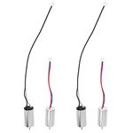 Brush Motor, 4Pcs DC 3.7V 44000RPM Brush Motor 10x20mm Micro Motor Wire for Robot Drone