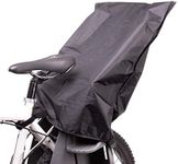 Zamboo Child Bike Seat Rain Cover - Raincover for Child Bike Seat Rear (Eg. Thule, Polisport, Urrider, Hamax) - Black