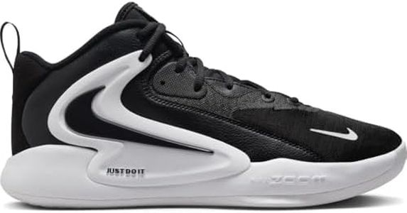 Nike Women's Zoom Hyperset 2 Volleyball Shoe Black | White 8 Women/6.5 Men