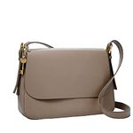 Fossil Women's Harper Flap Crossbody, Graystone