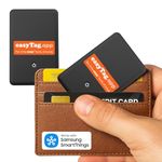 easyTag Wallet Tracker Card (Samsung Only) - Slim and Global Tracking Smart Tag for Wallets, Bags, Suitcases and Luggage. Rechargeable Smart Tag Compatible with Samsung SmartThings App (2)