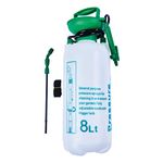 Amtech - Pressure Sprayer for Watering Plants, Spraying Weed Killer, Fertiliser, and More, Easy to Use with Shoulder Strap and Spray Lance, Trigger Lock for Continuous Flow, Home DIY (8 Litres)