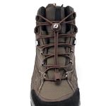 Extra Long No Tie Shoelaces - Elastic Tieless Round Boot Laces for Hiking Shoes, Work Boots and Running Sneakers, Brown, One Size