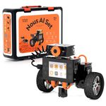 MatataStudio Coding Robot for Kids aged 12 Nous AI Programmable Robot Toy with Camera support Scratch Python AI Identification Function Intelligent Robot Car STEM Educational Toy Back to School Gift