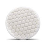 Chemical Guys BUFX_104_HEX Hex-Logic Light-Medium Polishing Pad, White (7.5" Pad Fits 7" Backing Plate)