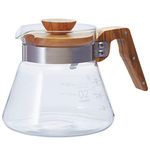 Hario V60 Olive Wood Coffee Server, 600ml