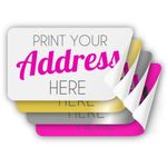 260 Printed Address Labels Stickers Personalised 38mm x 21mm White Gold Silver Pink | Personalised Address Labels, Business Labels, Any Text, Choose Your Font