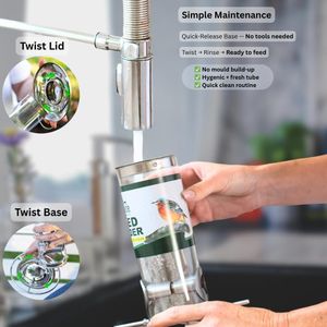 Provide Heavy Duty Bird Feeder – Durable Outdoor Hanging Feeder