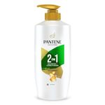 Pantene Advanced Hairfall Solution, 2in1 Silky Smooth Care Shampoo + Conditioner, Pack of 1, 650ML, Green