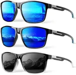 KALIYADI Polarized Sunglasses Men Mens-Sunglasses: Unisex Polarized Sun Glasses Lightweight Driving Fishing UV Protection