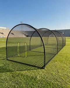Garvee 33Ft Baseball Batting Cage, Baseball Training Equipment Netting Cages, with Frame & Net – Practice Hitting, Pitching & Golf in Backyard or Field
