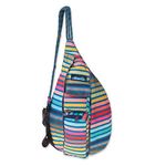 KAVU Mini Rope Sling Pack with Adjustable Rope Shoulder Strap, Chroma Stripe