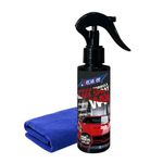 Mecarsee Glass Coating Spray for Car Windshield - Long-Lasting Hydrophobic Protection, Prevent Fogging, UV Shield - Improves Visibility in Rain & Snow - Easy to Apply (120 ml)