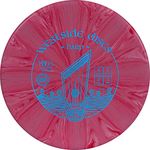 Westside Discs Origio Burst Harp Disc Golf Putter | Overstable Frisbee Golf Putt and Approach Disc | 170g Plus | Stamp Colors Will Vary (Pink Burst)