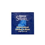 NEW! Kimono Swirl I Silicone Oil Gel Lubricant I Long Lasting, Thicker Formula I Safe to Use with Latex, Polyisoprene, and Polyurethane Condoms I Made in USA I 3 ml Packets (144 Count Bag)