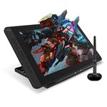 HUION Kamvas 13 Graphic Tablet with Screen, 13.3 Inch Green Drawing Monitor, Full-laminated Screen, 120% sRGB, PW517, Support Android Device, Ideal for Working From Home and Remote Learning