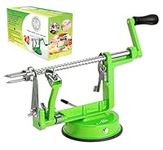 Neez Apple Peeler - Potato and Vegetable Peelers for Kitchen, Fruit Peeling Machine - Stainless Steel Corer, Cutter, Slicer, Spiral & Peel Tool - Easy to Use