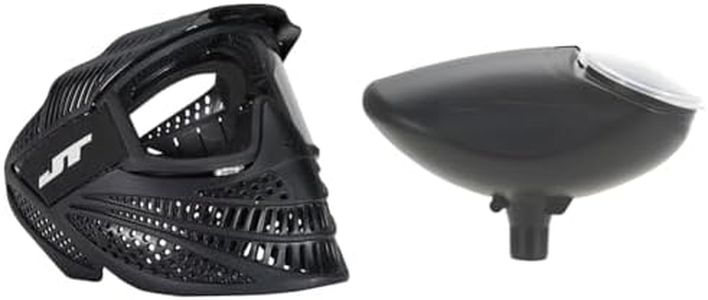JT Elite Prime Single Goggles and XX-Large Paintball Hopper Bundle