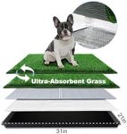 HQ4US 4LEGS Dog Grass Pad with Tray