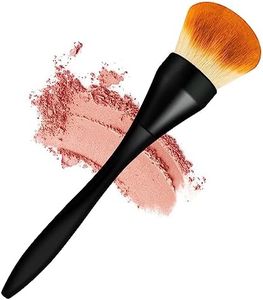 BEAUTYFACTOR Pennello Blush per le guance,pennello terra viso,pennello Contour sintetico Kabuki per polvere sciolta Blush, pennello Bronzer di trucco con maniglia ergonomica
