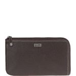 Buxton Westcott Rfid L-zip Expandable Wallet - Brown