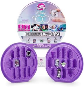Disney Platinum 100 Years of Wonder, Mini Brands Disney Platinum Limited Edition, Collector's Case, Store and Display Disney 100th Anniversary Surprise Collectible Toys
