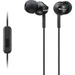 Sony MDR-EX110AP-B Ex Monitor in-Ear Headphones with Microphone (Black)