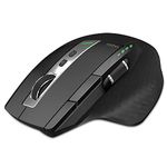 RAPOO Wireless Mouse for Laptop - MT750 Multi-Device Bluetooth Mouse Connect Up to 4 Devices, Multi-Mode Computer Mouse Rechargeable, 4 Adjustable DPI, Laser Mouse with Side Wheel for Android Windows