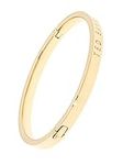 Ted Baker Clemina Hinge Metallic Bangle (Gold Tone)