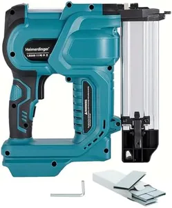 18 Gauge Cordless Nail Gun for Makita 18V Battery, 2 in 1 Electric Stapler Gun Drives 2 Inches Nailer for Upholstery and Woodworking,Tool Only