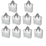 IKEA DIMPA Extra Large Storage Bag, Clear Heavy Duty Bags, Moth Moisture Protection Storage Bags (Pack of 10)