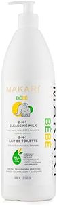 Makari Bebe Cleansing Milk (1000ml) | Baby Body Wash and Dry Skin Softening Solution | Helps Soothe Irritation | Gentle on Infants 3 Months and Older | Recommended for Delicate and Sensitive Skin