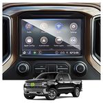 RUIYA Fit for 2014-2019 2020 Silverado 1500 2500HD 3500HD 8Inch Car Navigation Tempered Glass 9H Anti-Scratch and Shock Resistant Touch Screen Protector Car Accessory