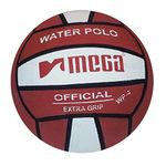 Water Polo Ball. Mega. Red-White design. Size 4