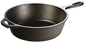 Lodge Logic Pre-Seasoned Cast Iron Deep Skillet - 10.25-inch (Black)