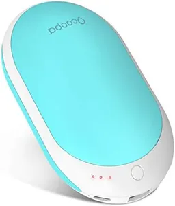 OCOOPA 7800mAh Hand Warmers, Electric USB Hand Warmers Long-Lasting Heating Type-C/Micro Charging Rechargeable, Festival, Idea for Women, Men, Older, Raynauds ect.