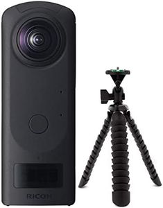 Ricoh Theta Z1 360 Camera with 51GB Internal Storage Bundle with 10-Inch Spider Tripod (2 Items)