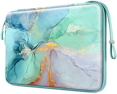 FINPAC Funda para Portátil, Concha Dura Bolsa para 13" MacBook Air M3/A3113 M2/A2681 M1/A2337 2024-2018, MacBook Pro 14 A2992 A2918 A2779 A2442 2023-2021, MacBook Pro 13 2022-2016, iPad Pro/Air 13,