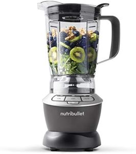 nutribullet Hot and Cold Blender - Full Size 1.6L Jug Blender - Includes Powerful 1000W Base, Pitcher Lip & Vented Lid Cap, Pusher & 1.6L Blender Pitcher - Blends Frozen Fruit, Ice, Nuts & Vegetables