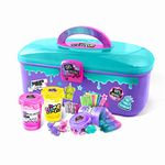 So Slime 100% Original DIY Slime with Storage Case for Ages 6 Years and Above with Glitter Confetti and Figurines