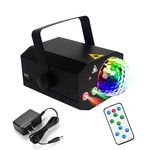 Party Lights,RGBDisco Ball Lights,Sound Activated Stage Lights USB Powered RGB Rave Lights Strobe Flash Projection Effects for Parties, KTV,Club Bar, Wedding Christmas Halloween