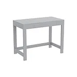 Safdie & Co. Computer Desk 39inch for Home Office and Small Spaces with 1 Compact Drawer Light Grey. Ideal for Writing, Gaming, Study, Work from Home., 39inch x 19.75inch x 30inch