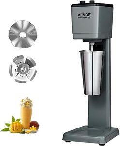 VEVOR Milkshake Maker, 220V 250W Electric Milkshake Machine, Single Head Drink Mixer Blender Machine, 3-Speed Milkshake Mixer with 820 ml Stainless Steel Cup, Milkshake Blender for Commercial and Home