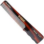 KENT Kent Comb, Pocket Comb With Thumb Grip, Fine (136mm/5.3in), 1 Count