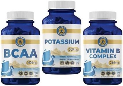Vykee Nutrition Weight Loss & Energy Stack – BCAA, B Complex & Potassium | Supports Fat Metabolism, Hydration & Endurance | Great for Keto, Fasting & Fitness Lifestyles