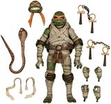 NECA Ultimate Michelangelo as The Mummy - 7" Action Figurine - Teenage Mutant Ninja Turtles X Universal Monsters - Collectibles